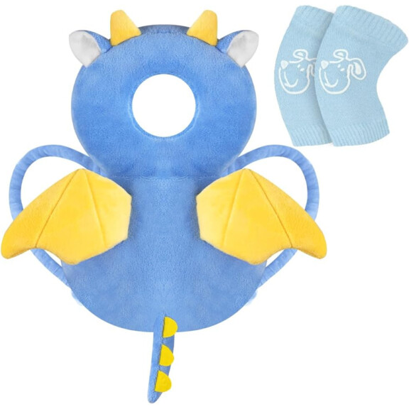 VICLOON protection de la tête et du dos pour l'apprentissage de la marche + protections des genoux