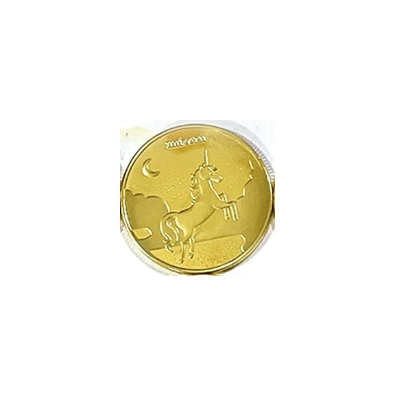 BRADOC Pièce de monnaie en métal doré 4 cm UNIQUE