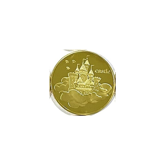 BRADOC Monnaie de poche en métal 4 cm CASTLE