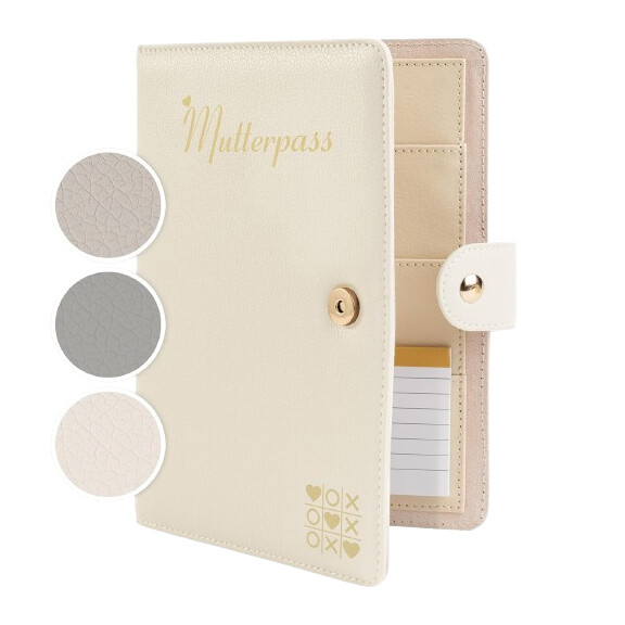 TWIVEE Porte-cartes Love en faux cuir 15,5 x 21 cm