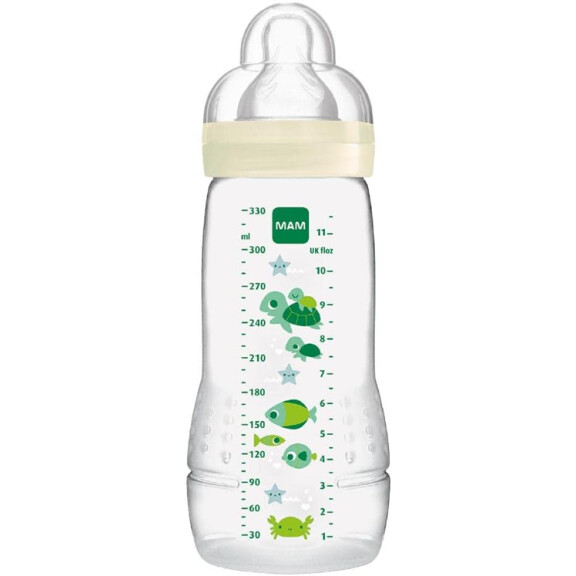 MAM Easy Active biberon 330 ml 4 m+ tétine 3