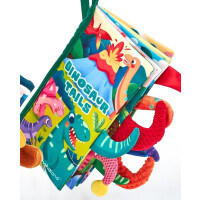 HAHALAND Livre sensoriel Dinosaur Tails HOLDER 12.5 x 22 cm