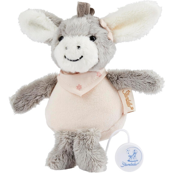 STERNTALER Pendentif âne Emmi avec boîte à musique "La Le Lu" 17 cm