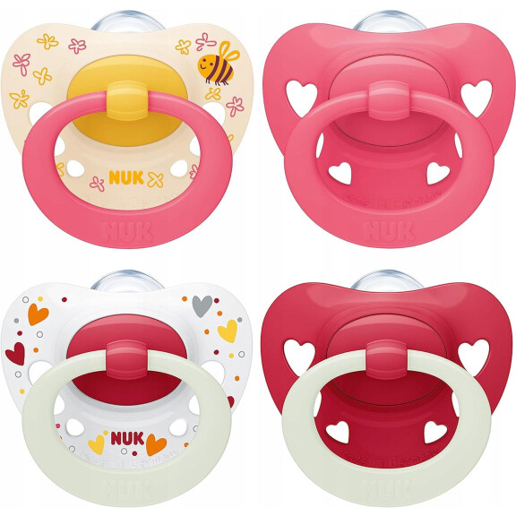 Sucette NUK SIGNATURE DAY&NIGHT x4 18-36msc