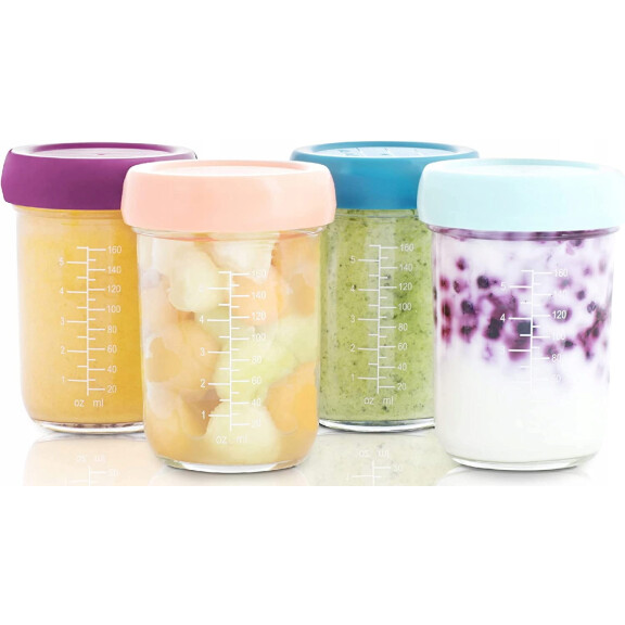 BABYMOOV Récipients en verre Babybols 4x220ml