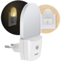 REER NightGuide Veilleuse LED pour prise, capteur d'obscurité 6 x 9,5 cm