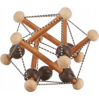 MANHATTAN TOY jouet éducatif en bois avec hochet, pince et anneau de dentition