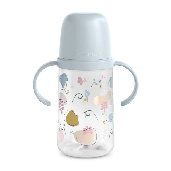 SUAVINEX tasse anti-fuite avec bec et poignées 270 ml 6 m+