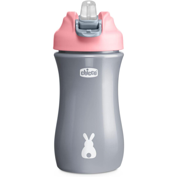 CHICCO Pop-up Cup gobelet anti-fuite avec bec et paille 350 ml 2 ans+