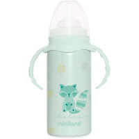 MINILAND Thermobaby bouteille isotherme en acier inoxydable 240 ml 0+