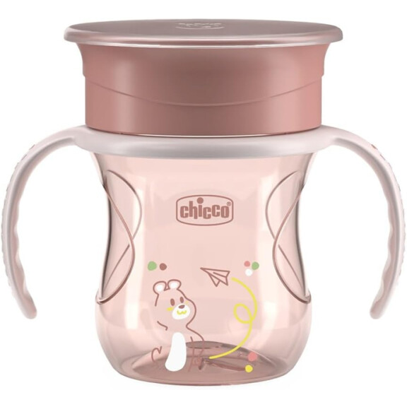 CHICCO Perfect Cup tasse anti-fuite bec 360 degrés 200 ml 12 m+