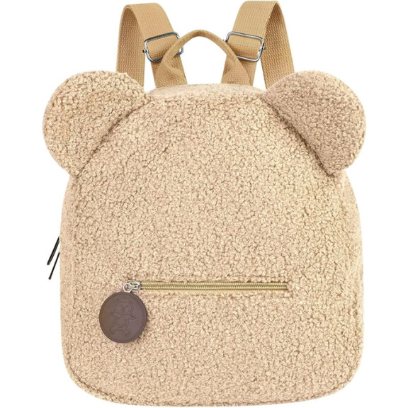 Sac à dos en fourrure pour enfant d'âge préscolaire 28x27cm