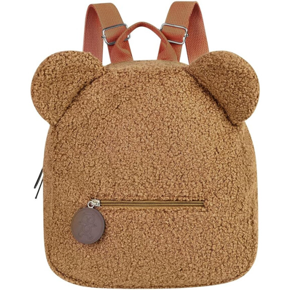 Sac à dos en fourrure pour enfant d'âge préscolaire 28x27cm