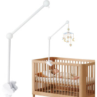 Support en bois pour mobile de lit bébé