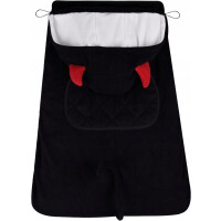BEBAMOUR housse universelle en polaire pour porte-bébé, poussette, siège auto DIABLE