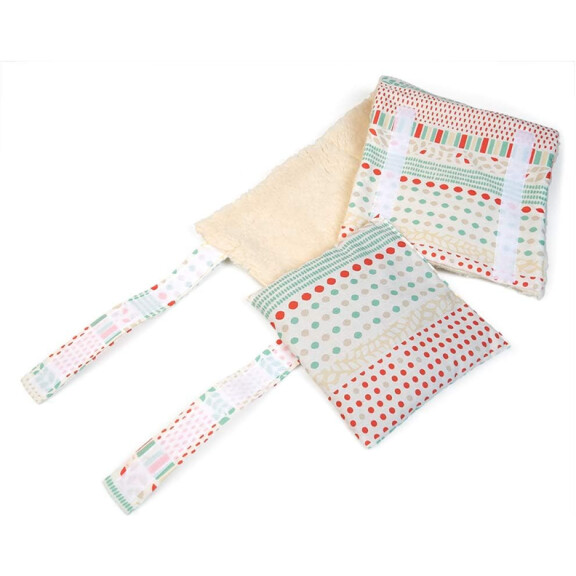 GRUNSPECHT bouillotte avec noyaux de raisin + ceinture de maintien 19 x 55 cm