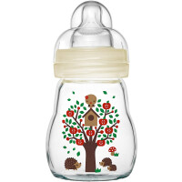 MAM Feel Good bouteille en verre 170 ml 0 m+ tétine 1