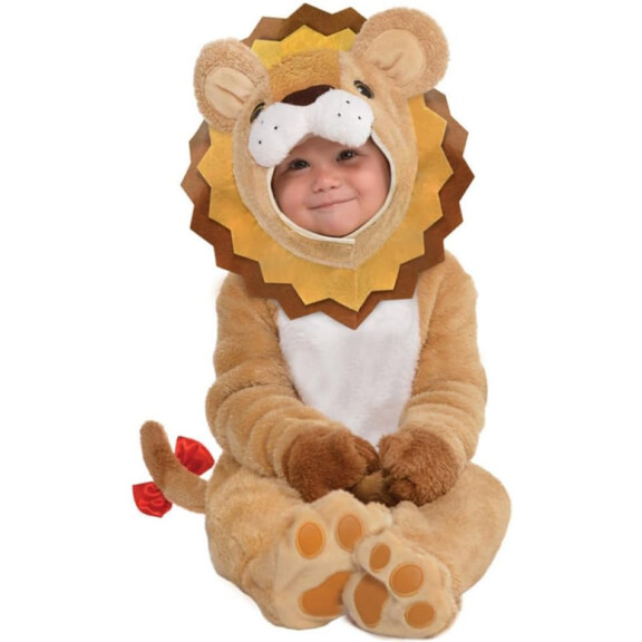 AMSCAN Little Roar costume en peluche pour enfants 0-6 mois 68 cm LION