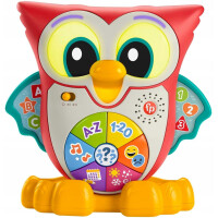 FISHER-PRICE hibou interactif lumières 90 mélodies phrases ALLEMAND 18 m+