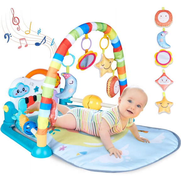 WYSWYG tapis d'éveil antidérapant + jouets