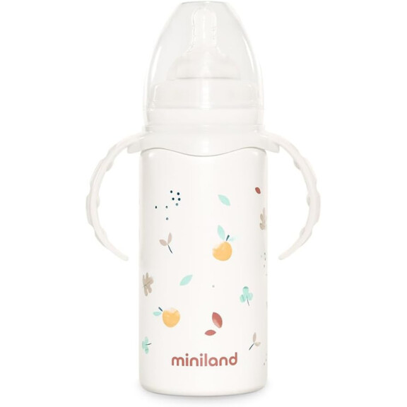 MINILAND Thermobaby bouteille isotherme en acier inoxydable 240 ml 0+