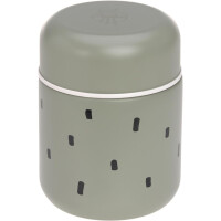 LASSIG Bocal Alimentaire Happy Prints THERMOS REPAS en acier inoxydable 350 ml