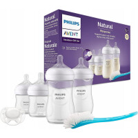 PHILIPS AVENT Natural Response set 4 bouteilles tétine brosse