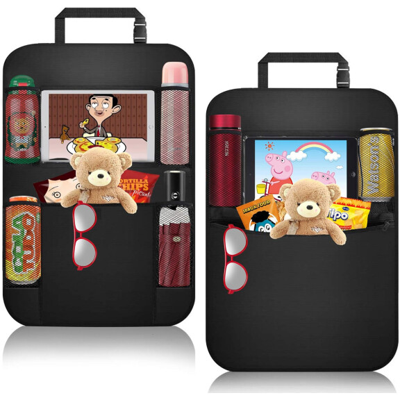 ASANMU protège-siège organisateur de voiture 41x58 cm lot de 2
