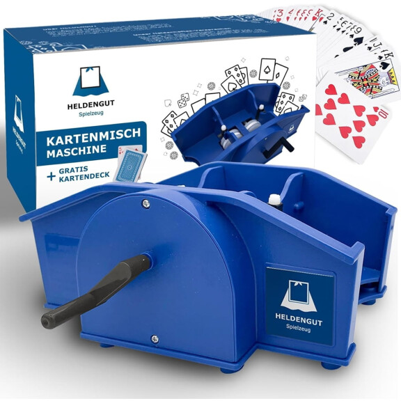 HELDENGUT trieuse de cartes manuelle + set de 52 cartes