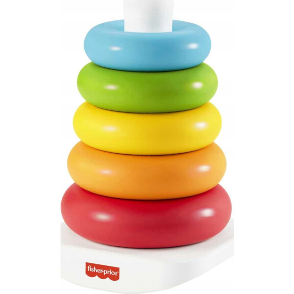 FISHER-PRICE Rock-a-Stack pyramide 5 anneaux 21 cm