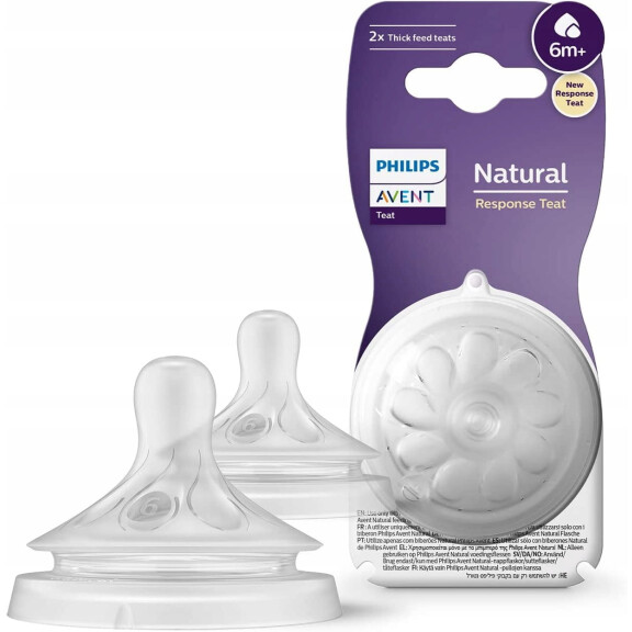 PHILIPS AVENT Natural RESPONSE tétines 6m+ x2