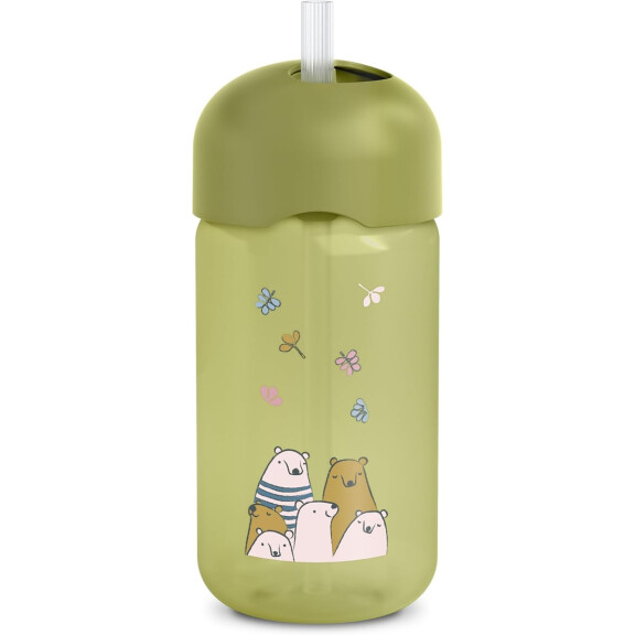 SUAVINEX Gobelet d’apprentissage avec paille 340 ml 18 m+