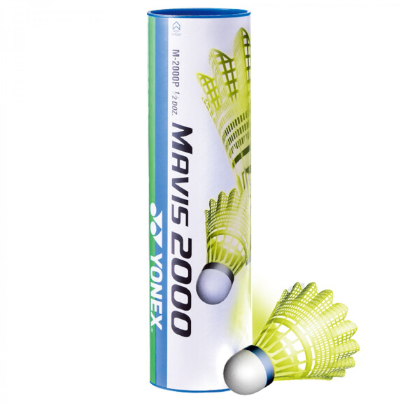 Yonex Mavis 2000 Żółte 6szt - lotki do badmintona