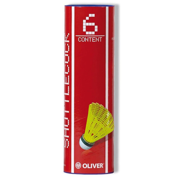 Oliver Pro Tec 5 Yellow Medium 6szt - lotki do badmintona
