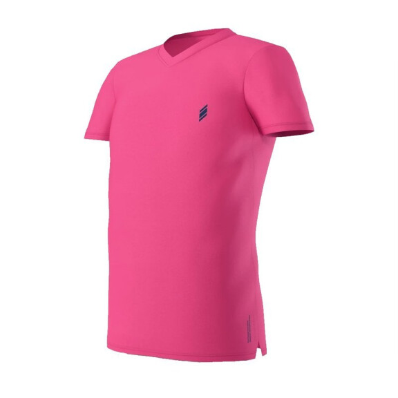 Eye V-Neck Pink / Navy - koszulka męska