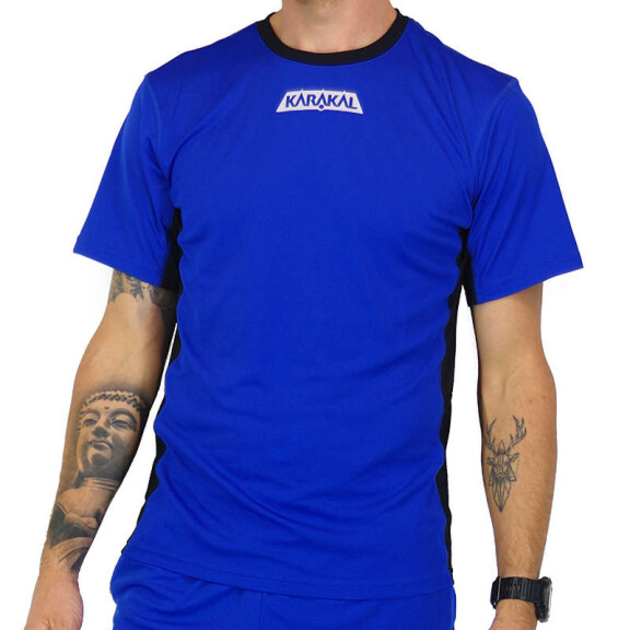 Karakal Pro Tour Tee Blue / Graphite - koszulka męska