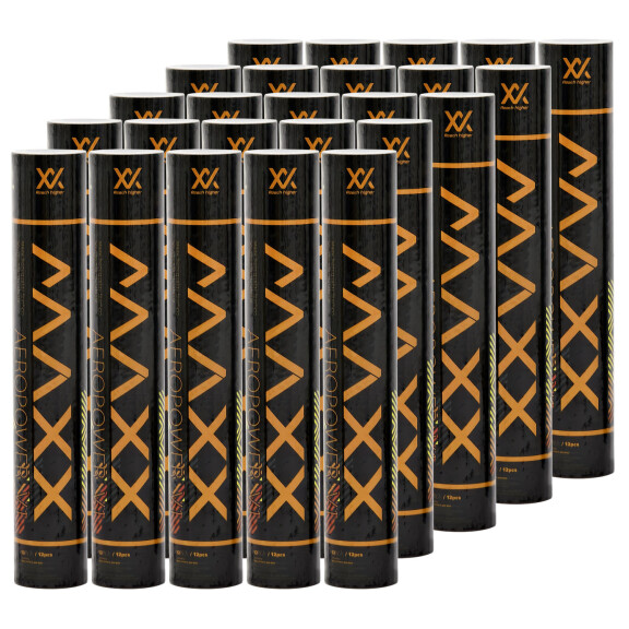 Maxx Aeropower V1 - Zestaw 25 tub - lotki do badmintona