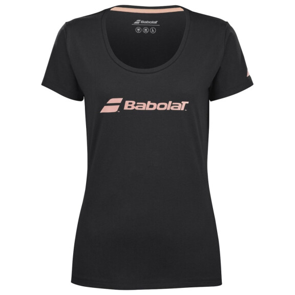 Babolat Exercise Babolat Tee Black - koszulka damska