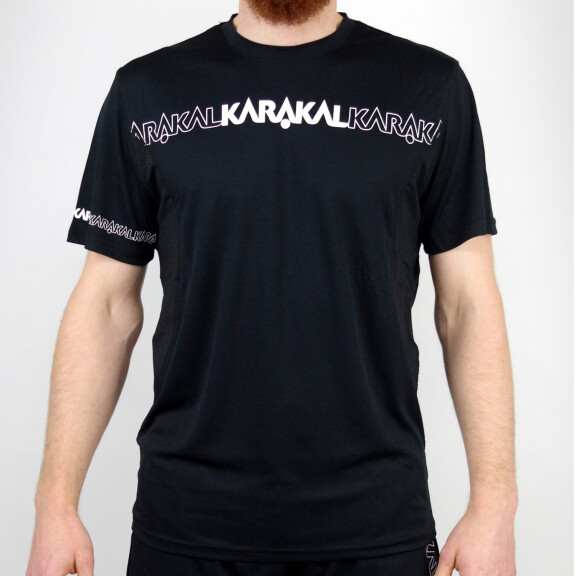 Karakal Pro Tour Tee Black - koszulka męska