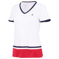 FILA T-Shirt Elisabeth White / Red - koszulka damska