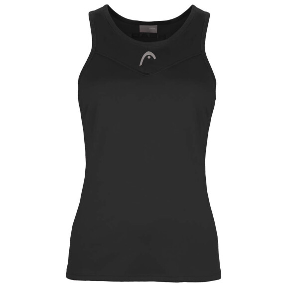 Head Easy Court Tank Top Women Black - koszulka damska