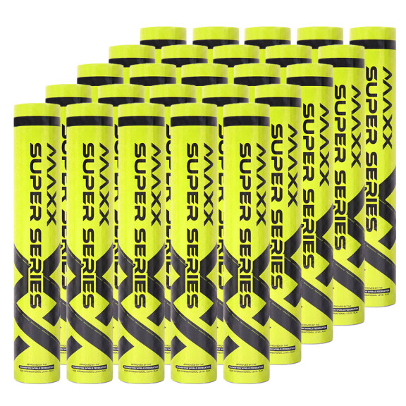 Maxx Super Series - Zestaw 25 tub - lotki do badmintona