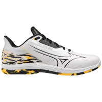 Mizuno Wave Drive Neo 3 White / Black / Racing Yellow - buty do badmintona