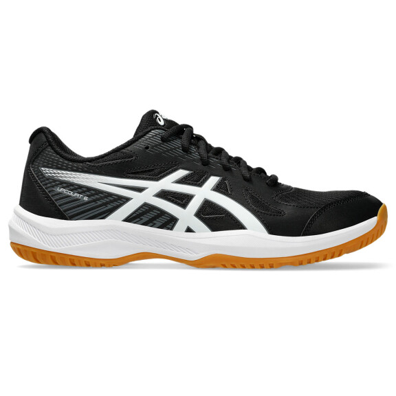 ASICS Upcourt 6 Black / White - buty do badmintona
