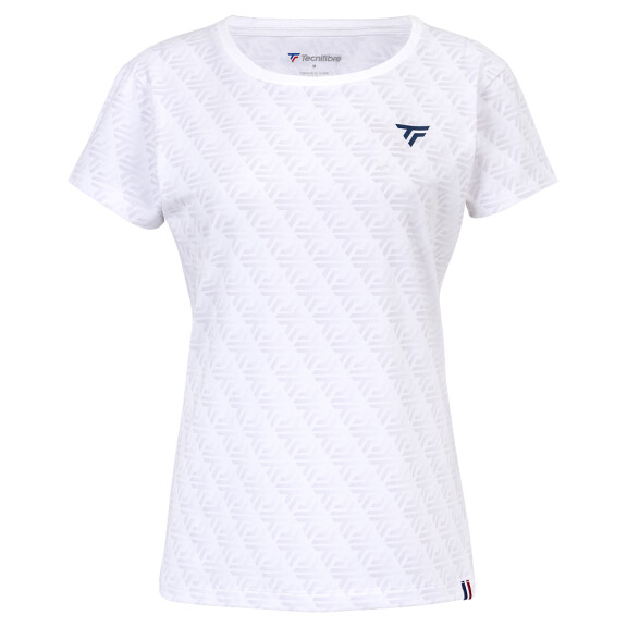 Tecnifibre Graphic Lady Tee White - koszulka damska