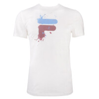 FILA T-Shirt Nevio White Alyssum - koszulka męska