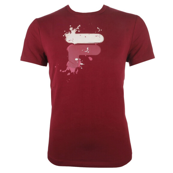 FILA T-Shirt Nevio Cabernet - koszulka męska