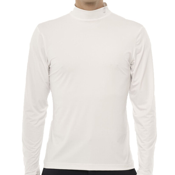 Hydrogen Basic Roll Neck White - koszulka męska