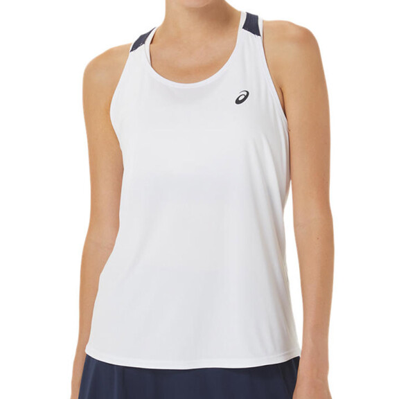 ASICS Court Tank Top Brilliant White / Midnight - koszulka damska