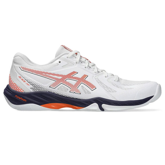 ASICS Blade FF White / Nova Orange - buty do badmintona